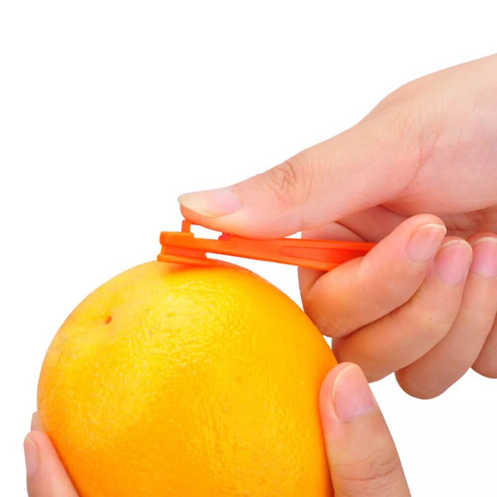 10Pcs Cutter Skin Remover Fruit Peelers Slicer Citrus Opener Kitchen Tool Orange - Image 6