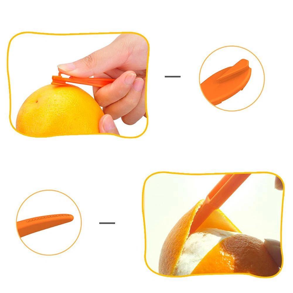 10Pcs Cutter Skin Remover Fruit Peelers Slicer Citrus Opener Kitchen Tool Orange - Image 3
