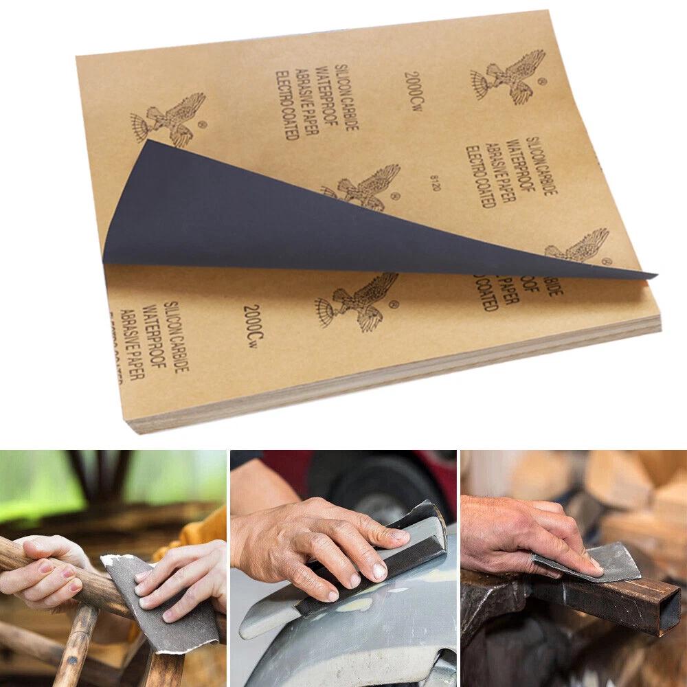 10X 280/400/1000/1500/2000Grit Wet/Dry Paper Sandpaper Sanding Paper Grade Mixed - Image 3