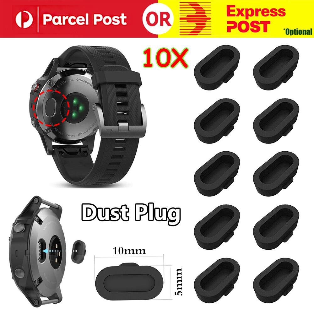 10X Charging Port Plugs Anti-Dust Dustproof Cover Cap For Garmin Fenix 5/6S/6/6X