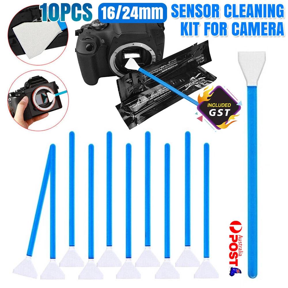 10X Sensor Cleaning Kit Swab Camera CCD CMOS Sensor APS-C Full Frame Cleaner