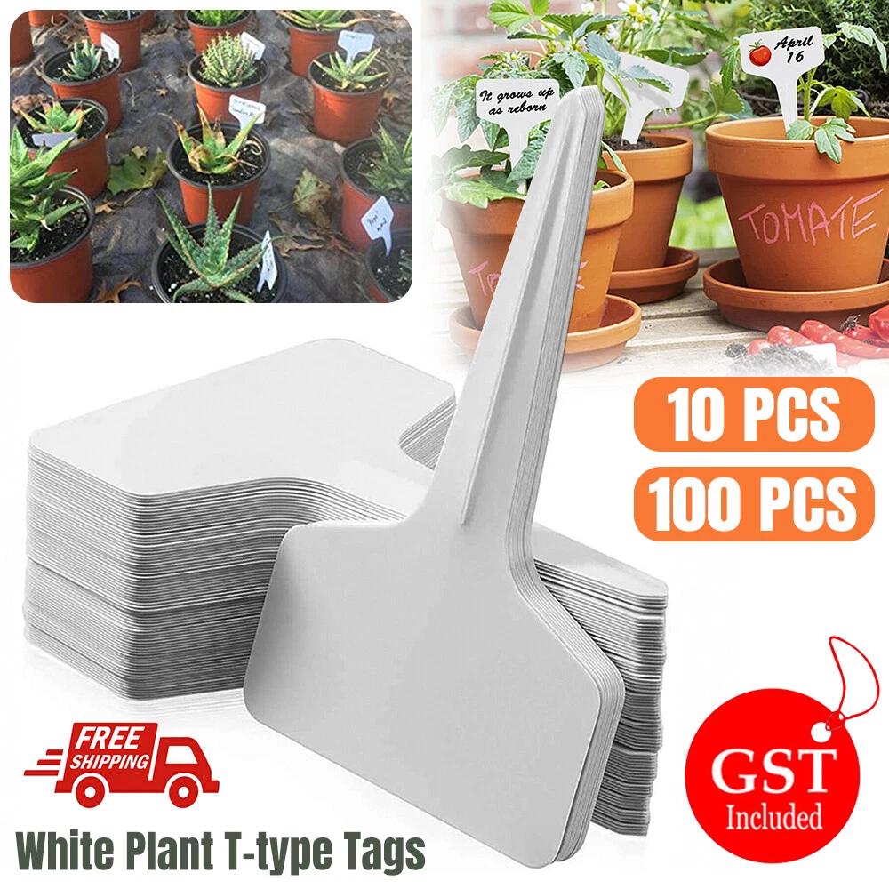 Plant Marker T-type Garden Labels Flexible Plastic Tags Nursery Seed Tag
