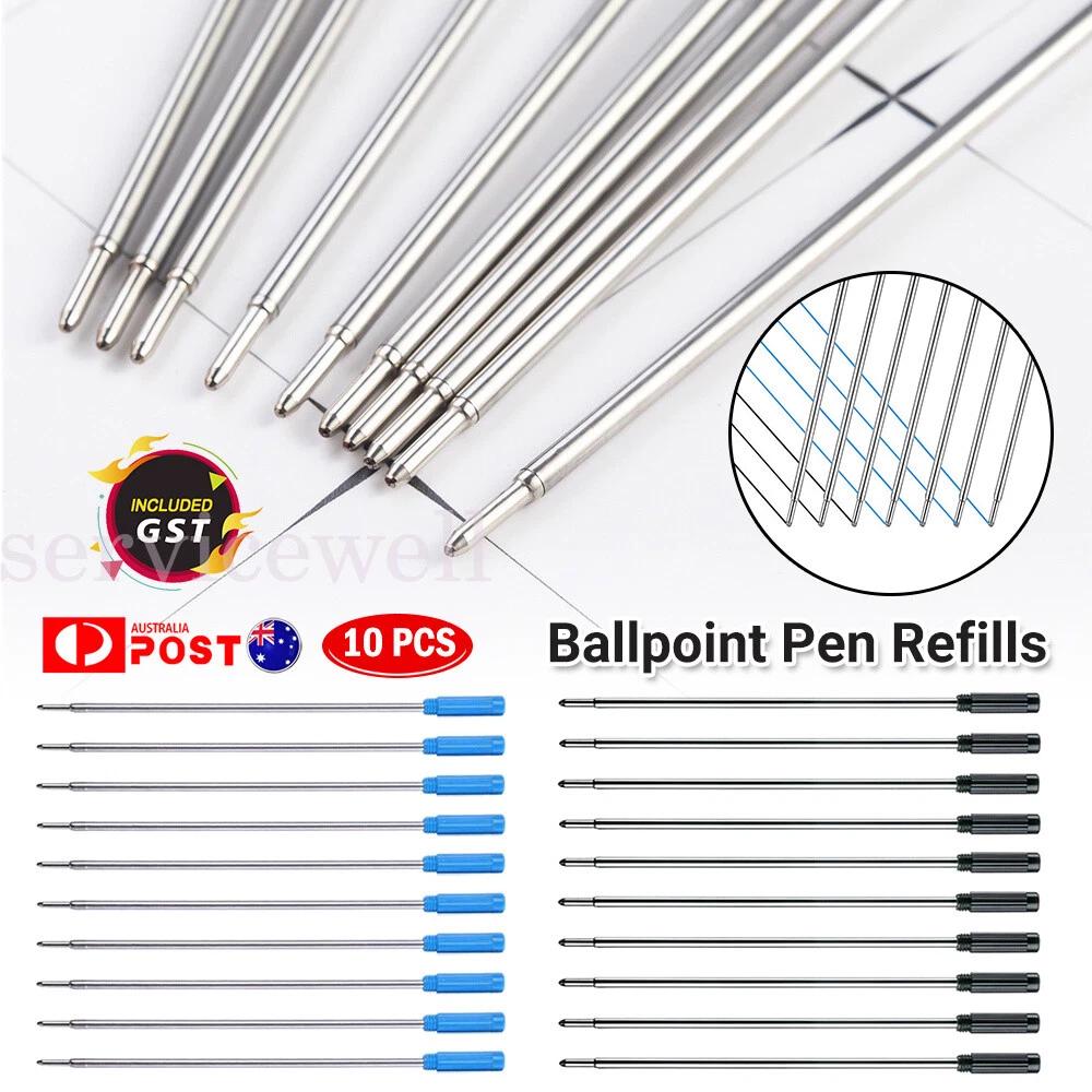 Ballpoint Pen Refills Pen Black Ink 1mm Nib Medium Replacement For Cros
