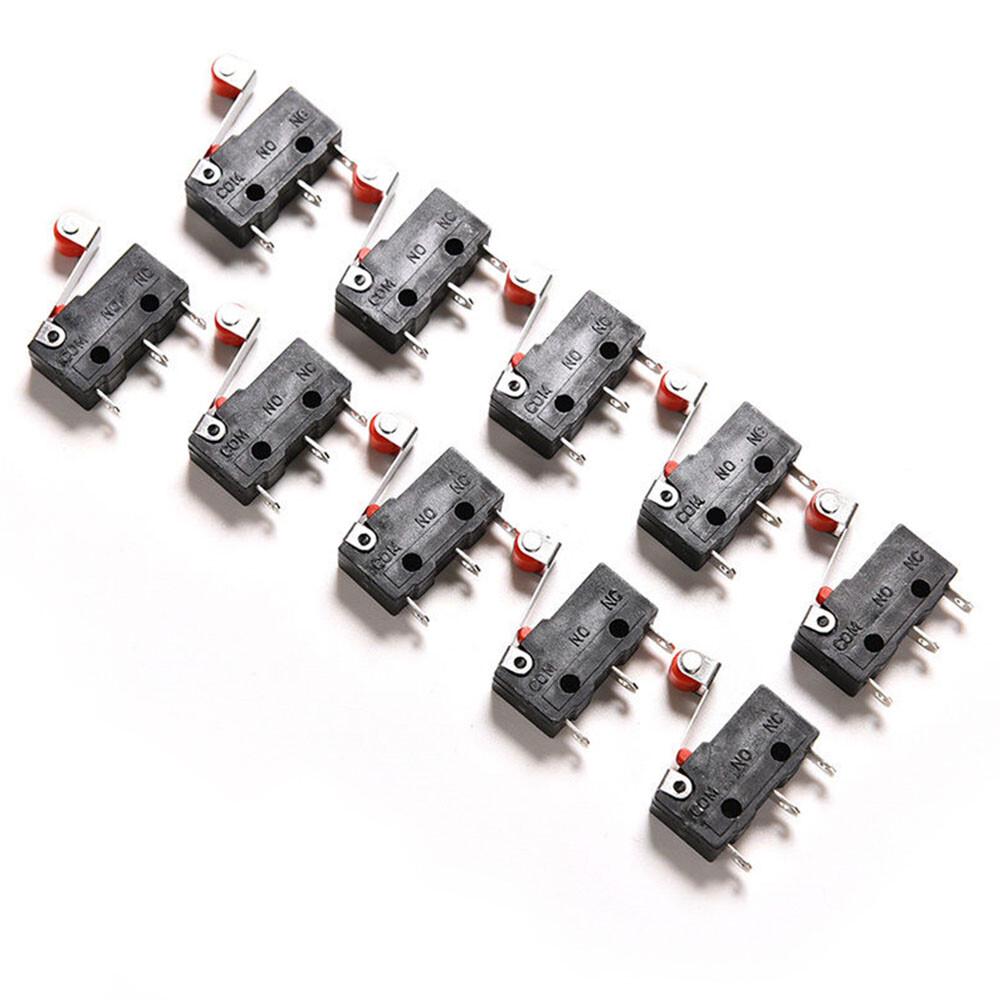 Micro Roller Lever Arm Open Close Limit Switch KW12-3 PCB Microswitch - Image 4