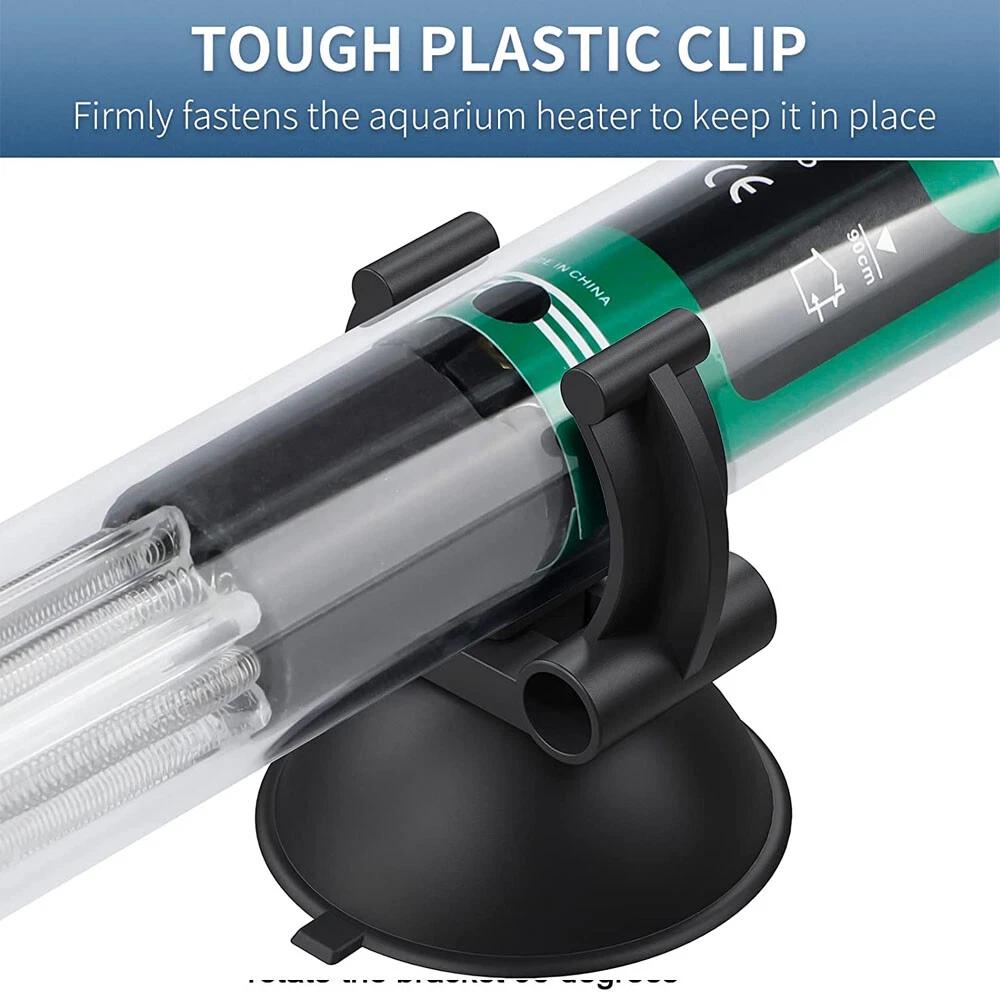 Heater Suction Cups Sucker Clips Holder Fish Tank Aquarium Black - Image 5