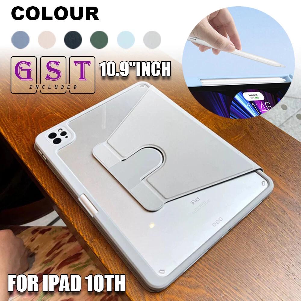 10.9inch 6 Colors 360d Roate Stand Case Pencil Holder For Apple iPad 10th AU