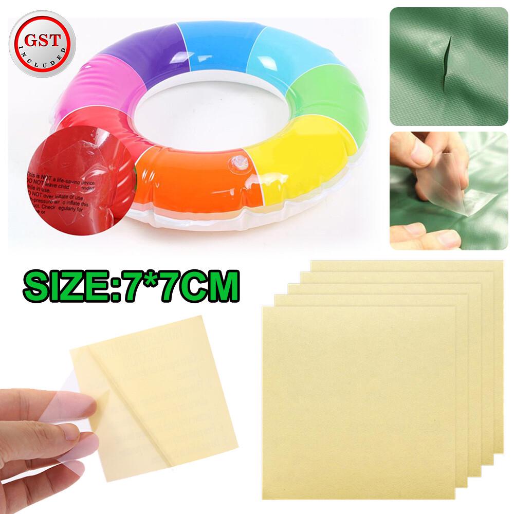 10 x set Inflatable Swimming Pool Repair Tool Kits PVC Puncture Patch Glue AU