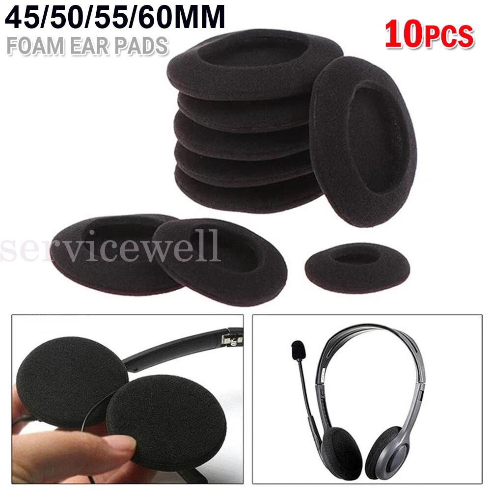 10pc Foam Pads Ear Pad Sponge Earpad Headphone Cover For Headset 2
