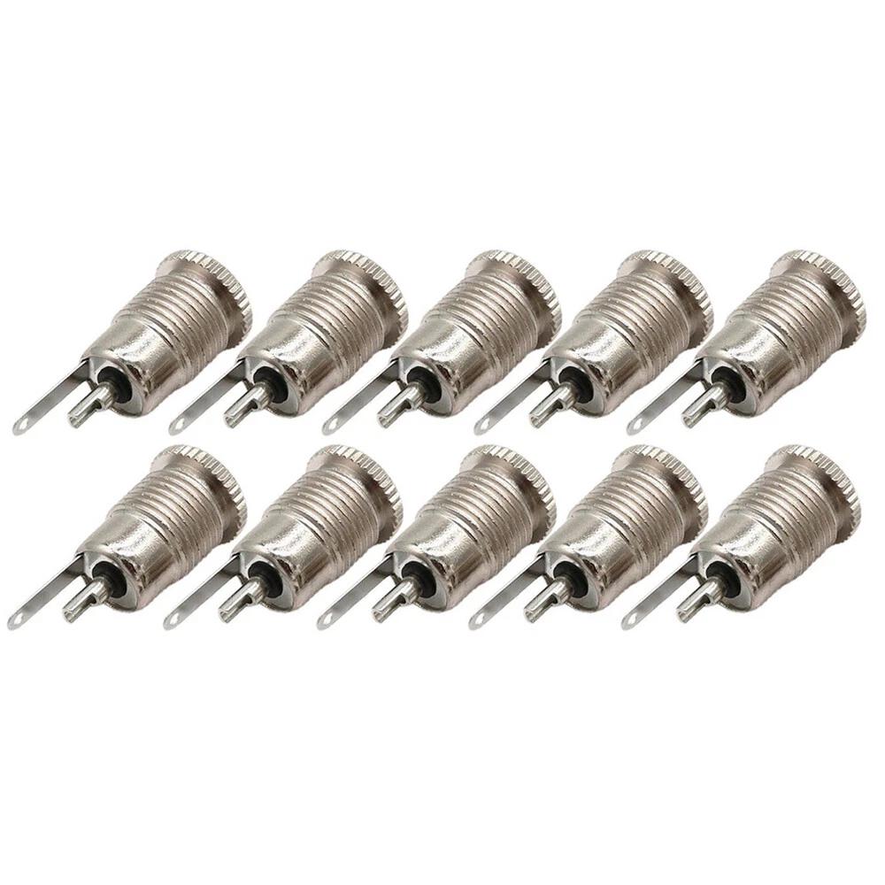 10pcs 5.5 mm x 2.1mm DC Power Jack Socket Female Panel Mount Connector DC 30V 5A - Image 5