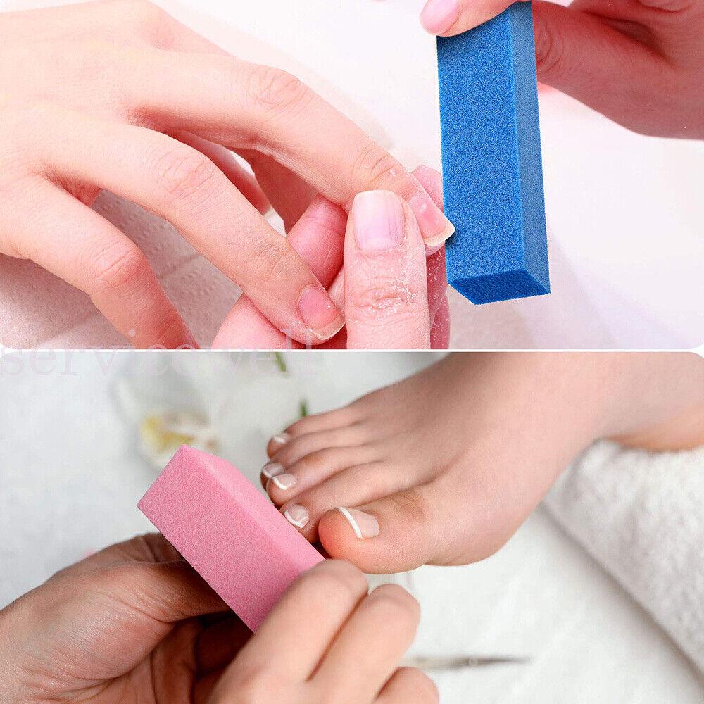 10pcs Block Acrylic Sponge Files Surface Art Sanding Manicure Care Buffer Nail - Image 6