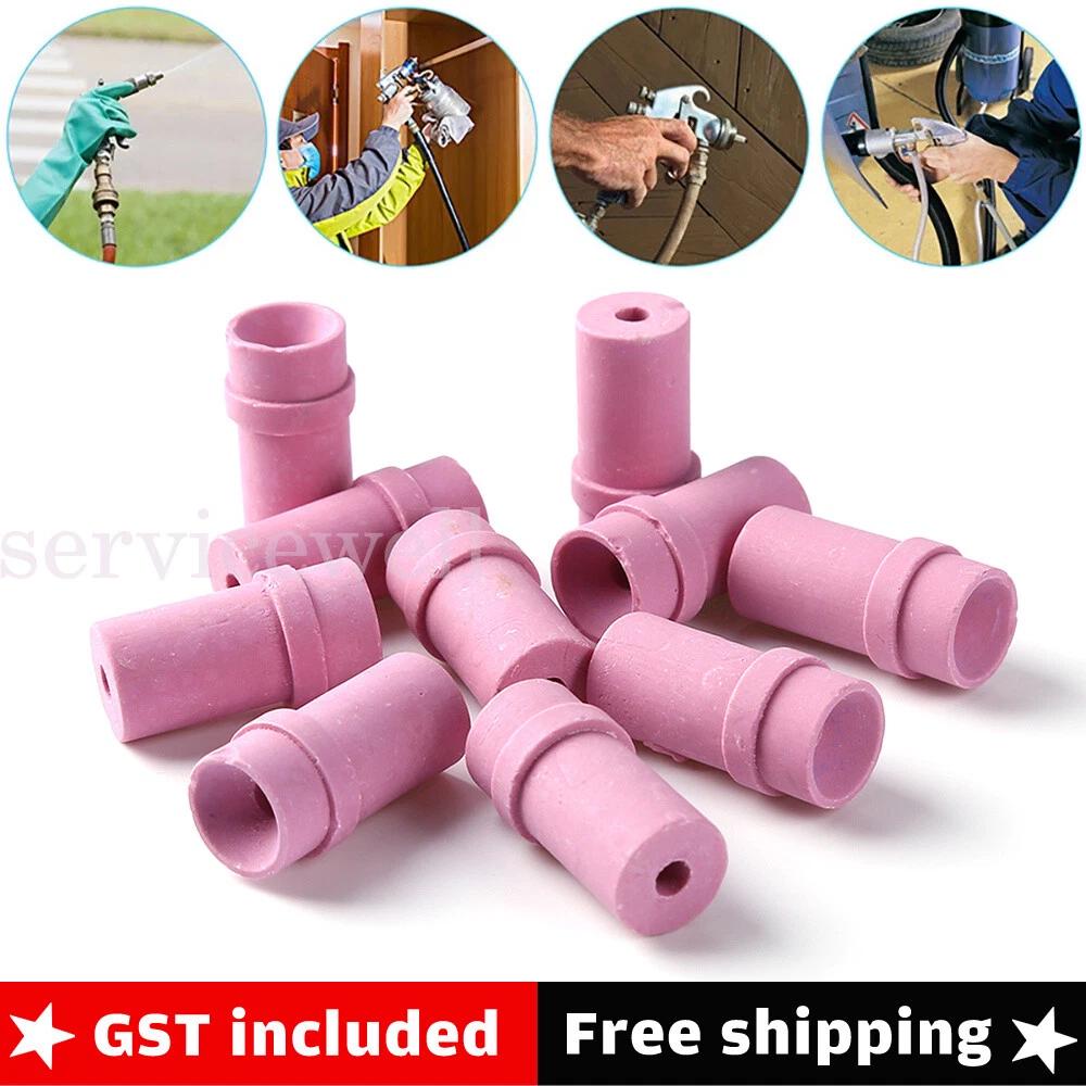 10pcs Sandblaster Spray Tips Sandblasting Gun Ceramic Nozzles 4.5/5/6/7mm