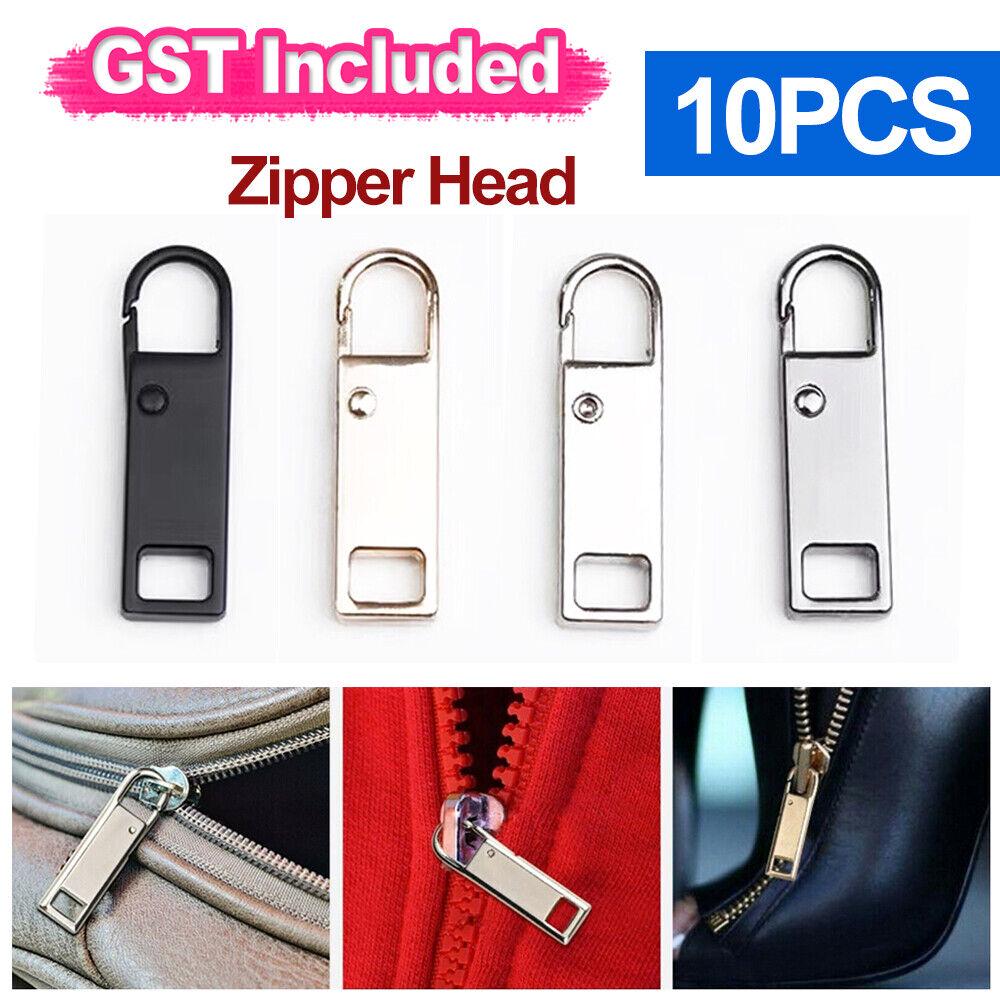 10pcs Zipper Removable Pull Tab Premium Quality Replacement Luggage Extension