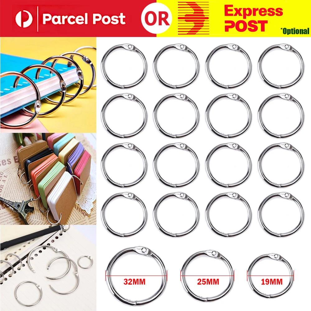 Hinged Rings 19mm 25mm 32mm Binder Scrapbooking Album File