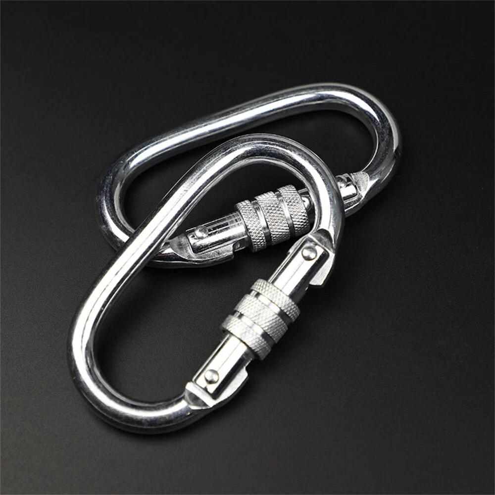 10x 25KN Screw CARABINER / KARABINER Rock Climbing Tree Rigging Equipment 2500KG - Image 4