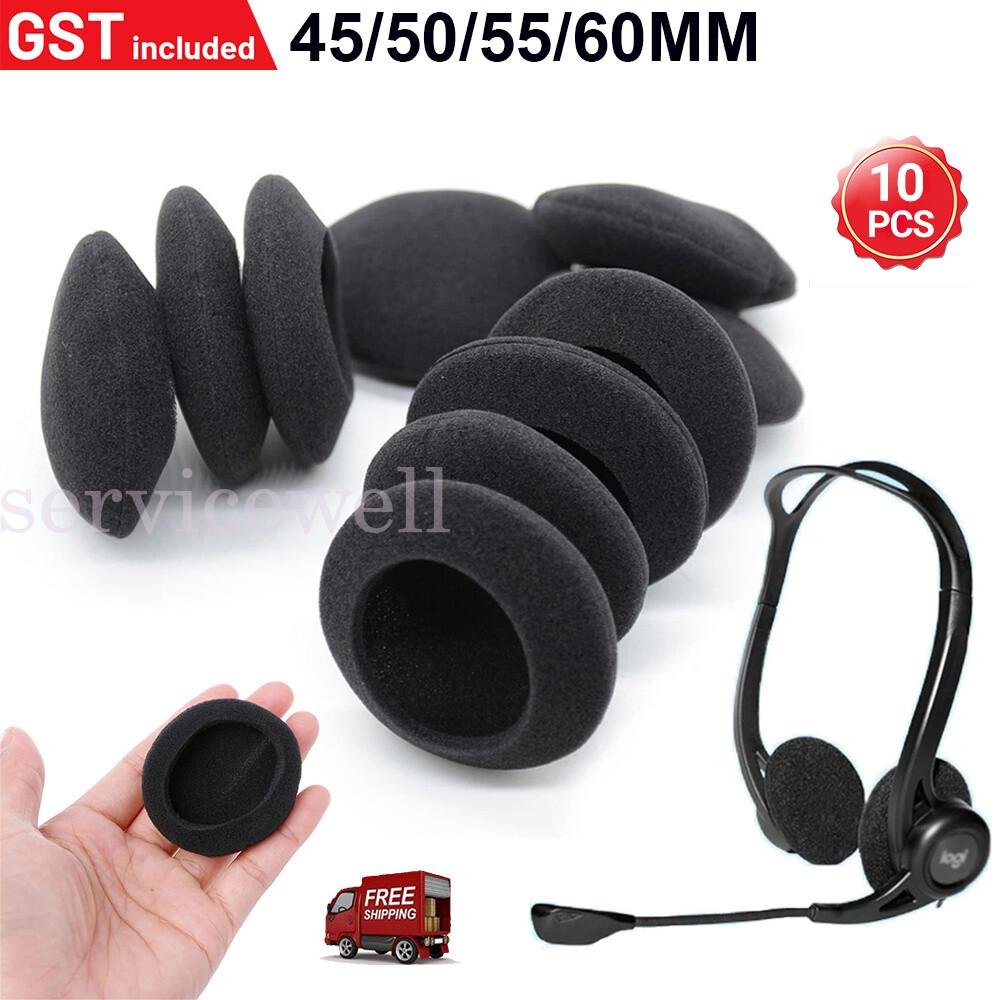 10x Foam Pads Ear Pad Replacement Sponge Earpad Headphone Cover For Headset