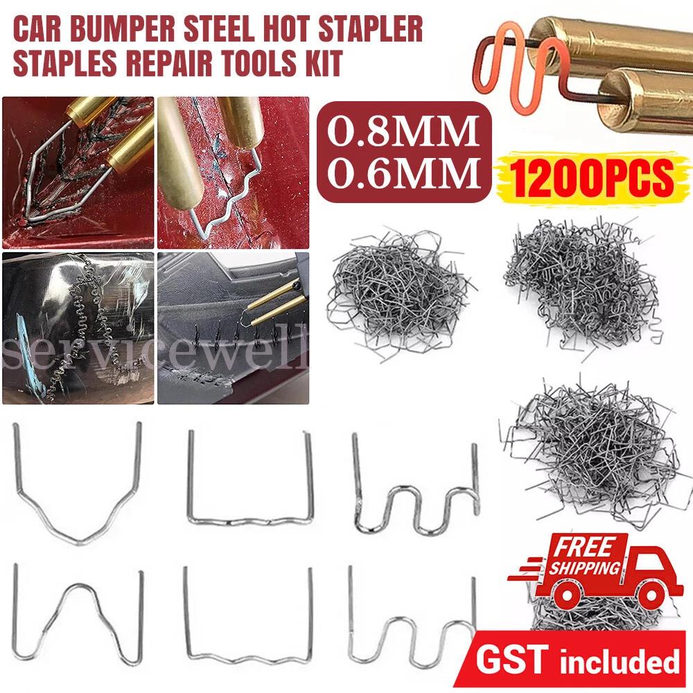 1200pcs Hot Stapler Staples Repair Tools Kit For Plastic Welder Car Bumper NEW