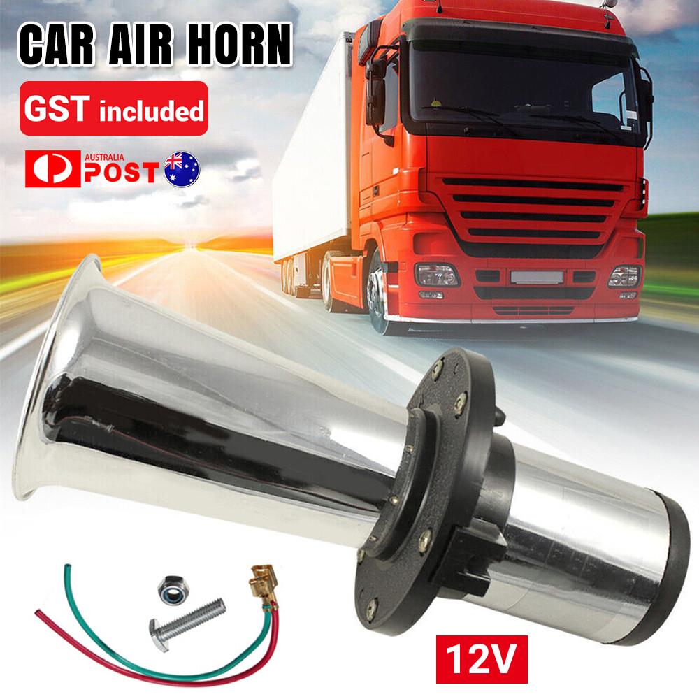 12V 110DB KLAXTON AHHOOOGAH OLD STYLE VINTAGE AIR HORN CHROME KLAXON CAR Truck