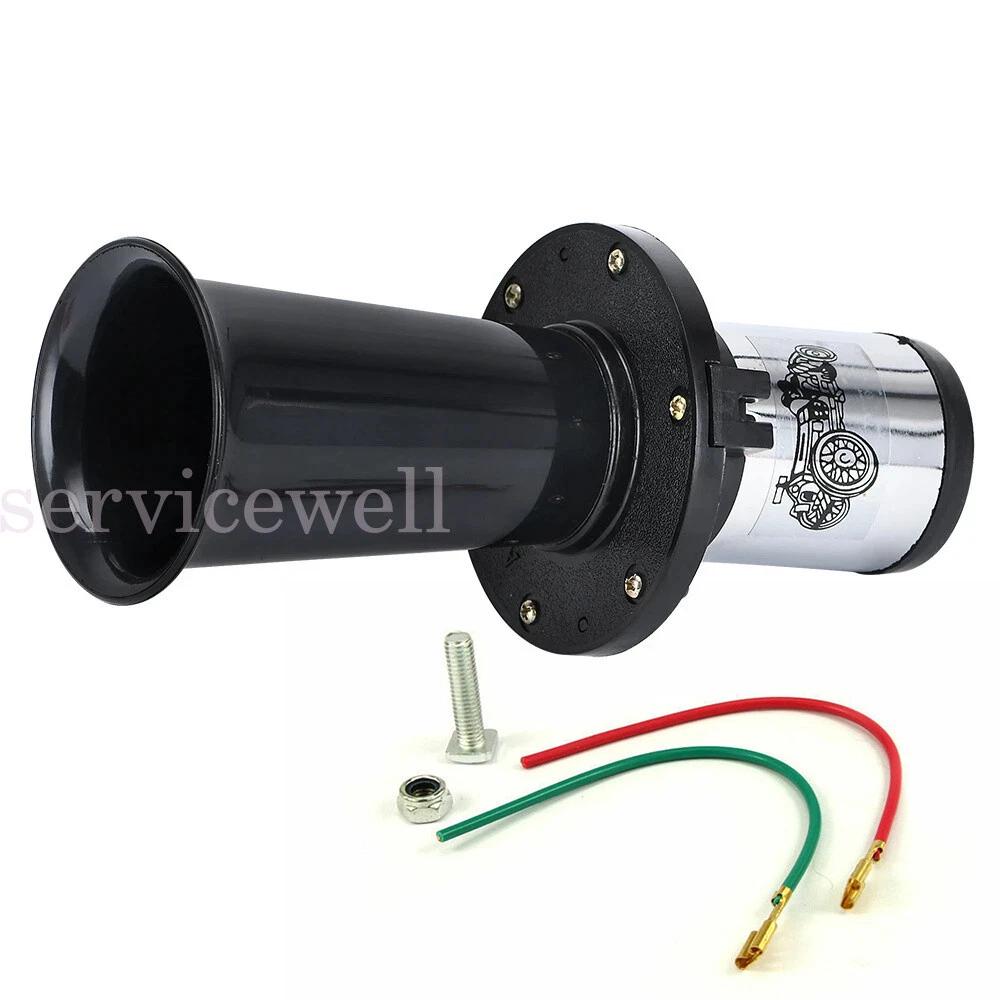 12V Antique AHHOOOGAH OLD STYLE VINTAGE AIR HORN CHROME For KLAXON CAR Truck - Image 3