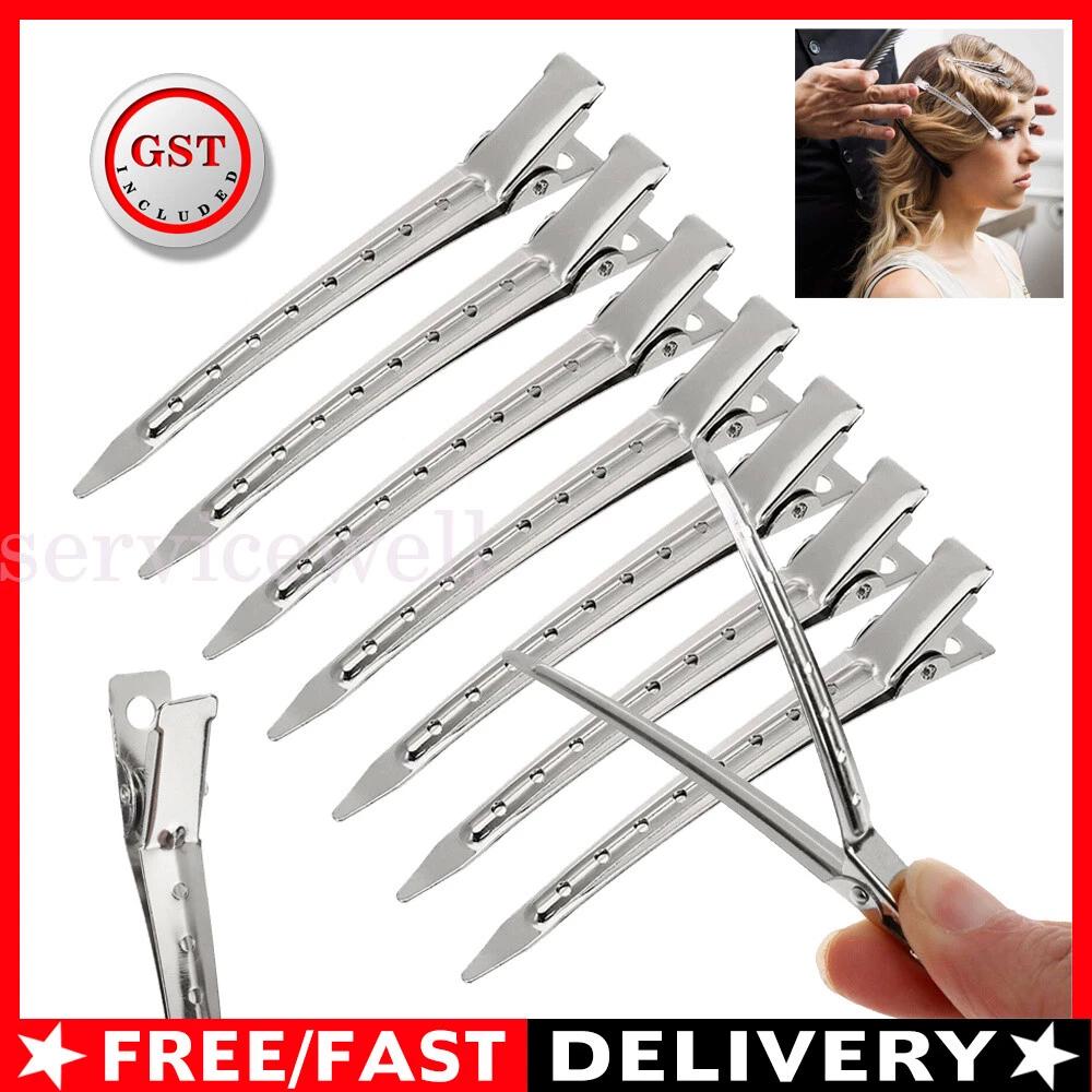 Hairdressing Sectioning Hair Clips Duck Bill Hairpin Salon Metal Curl Clip