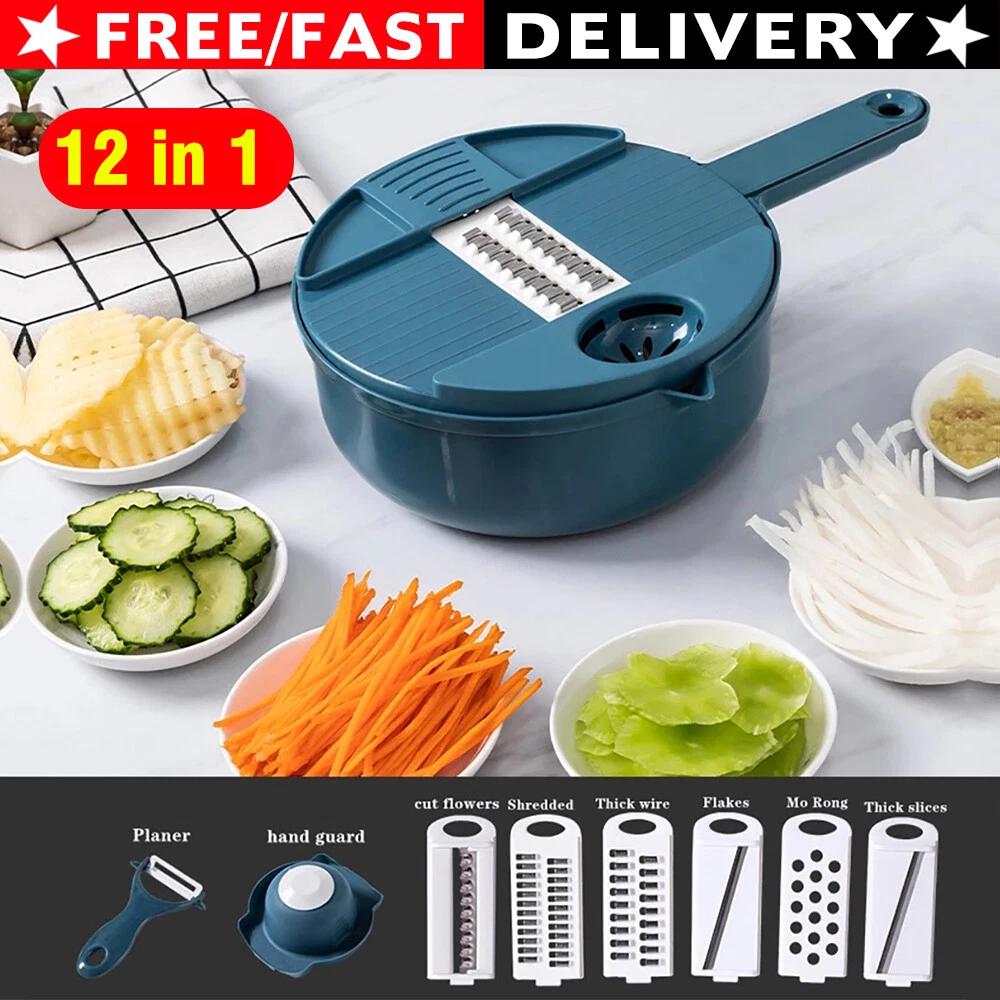 12 in 1 Multifunctional Kitchen Chopping Artifact Vegetable Slicer Food Chopper