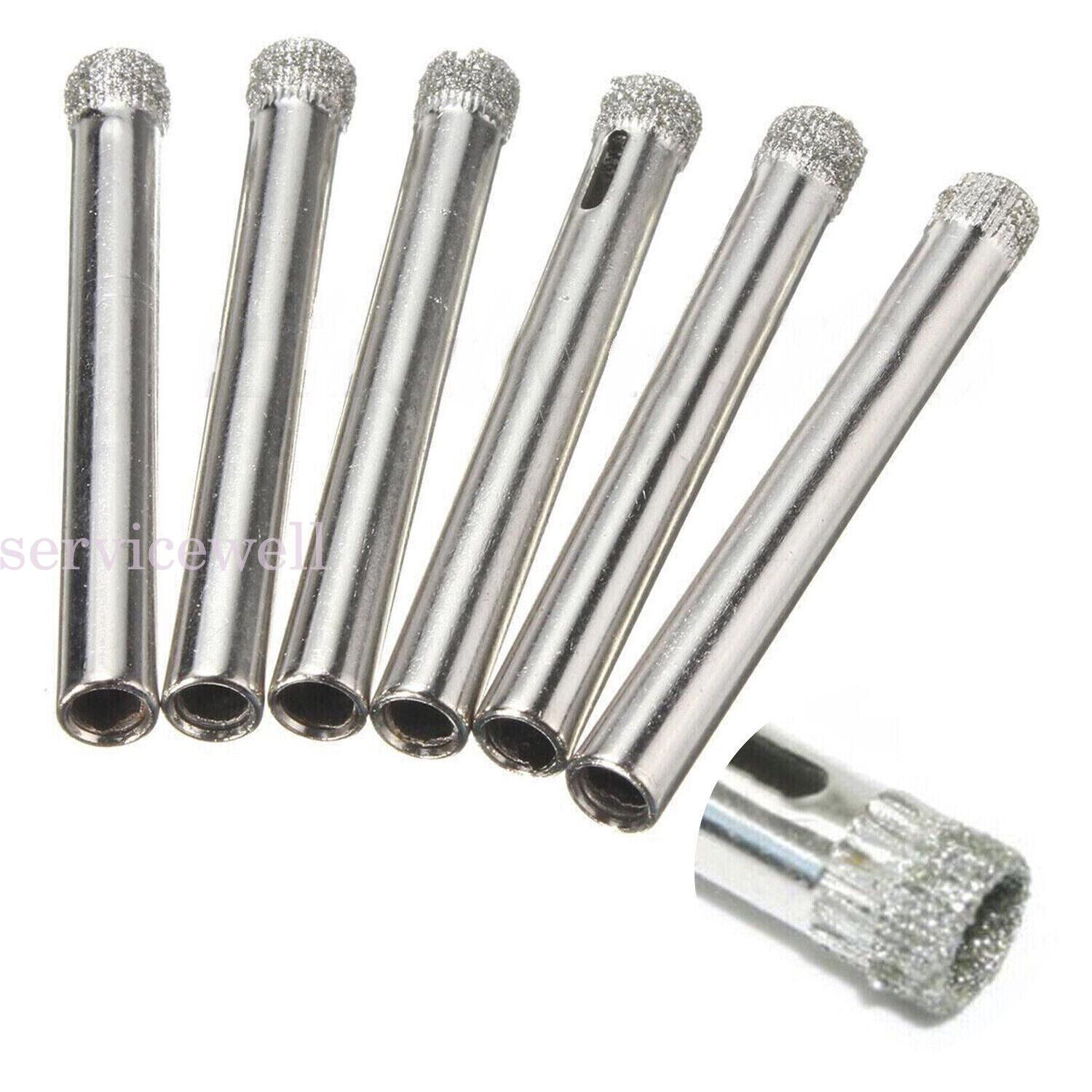 12pcs 6mm Diamond Hole Saw Cutter Drill Bit Tool For Tile Ceramic Marble Glass A