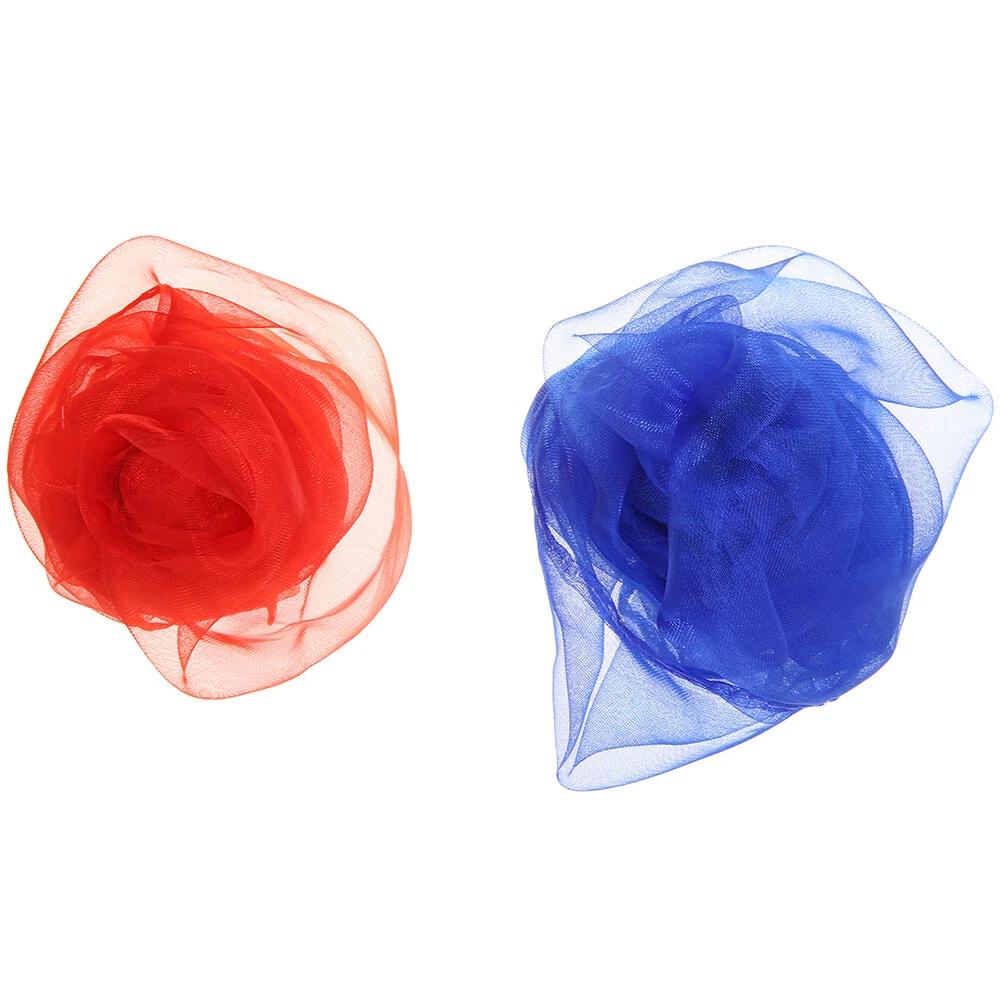 12pcs Gradient Juggling Silk Dance Magic Tricks Dancing Props Scarves Chiffon - Image 7