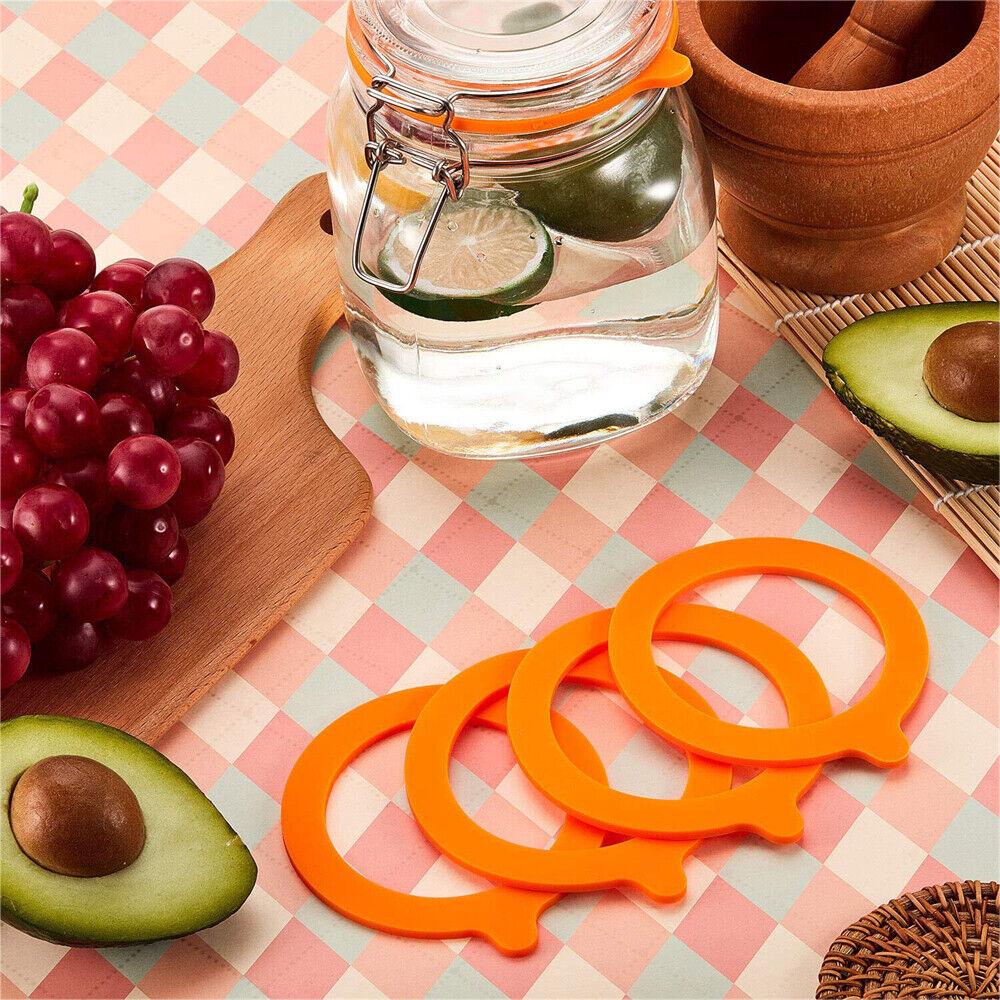 Replacement Gasket Airtight Rubber Seals Rings For Mason Jar Lids Leak-proof - Image 2