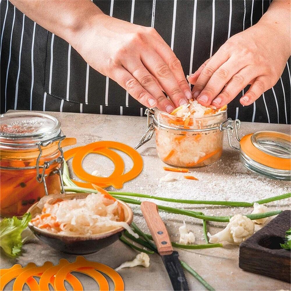 Replacement Gasket Airtight Rubber Seals Rings For Mason Jar Lids Leak-proof - Image 5