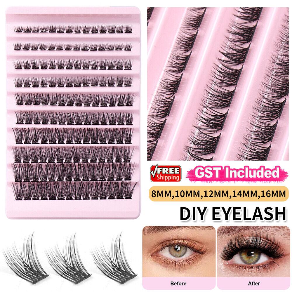 140Pcs Natural Lashes Wispy Lash Extension Clusters DIY Eyelash Extensions