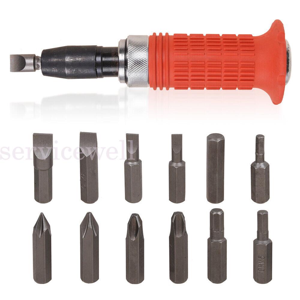 14Pcs Driver Bits Screwdriver 1/2 Reversible Heavy Duty Impact - Image 4