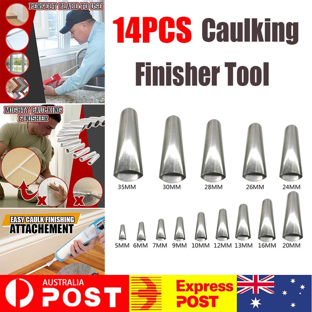 14Pcs Perfect Caulking Finisher Caulk Nozzle Applicator Sealant Finishing Tool