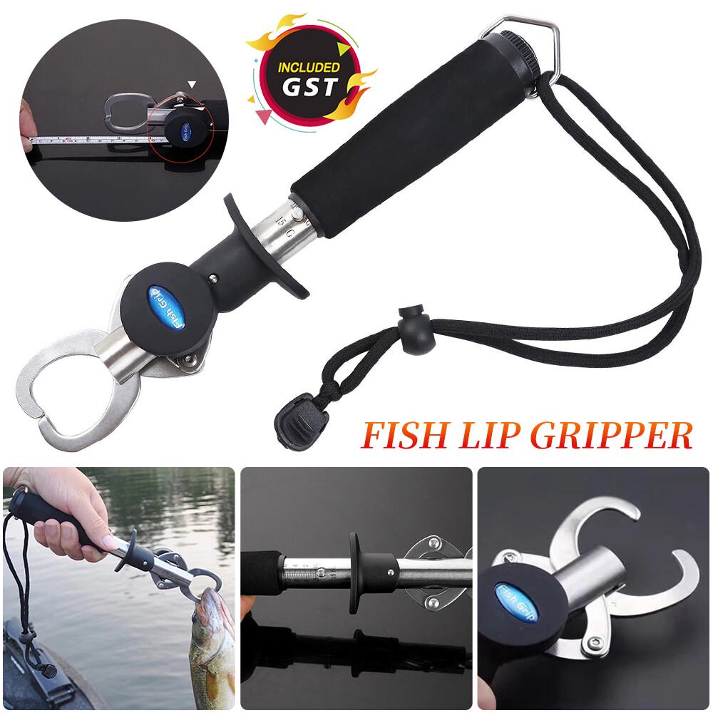 15KG Fish Lip Grabber Gripper Fishing Tool Grip Tackle Scale Stainless Steel