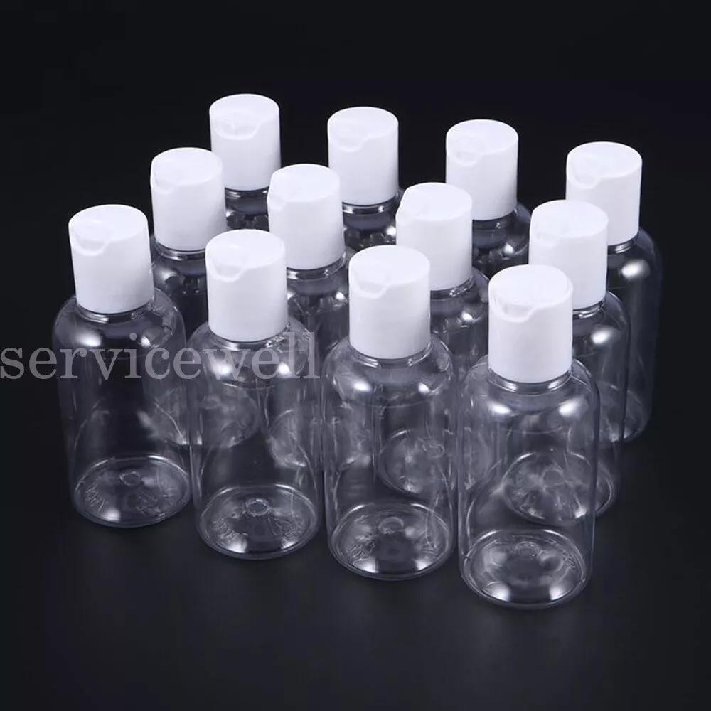 Refillable PET Clear Empty Bottles Lotion Liquid Makeup Storage Containers