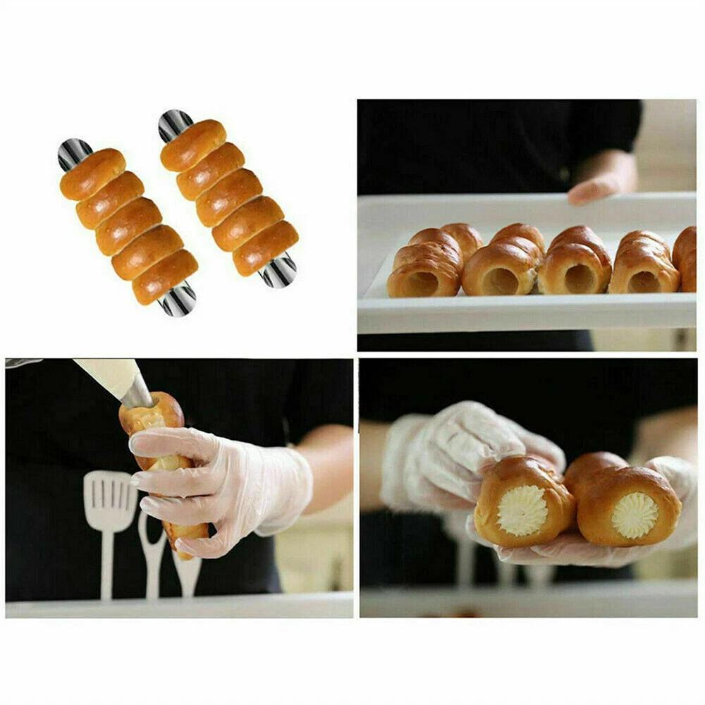 15 x Stainless Steel Bread Baking Tube Cannoli Mold Form Cream Horn Mould Pastry - Image 4