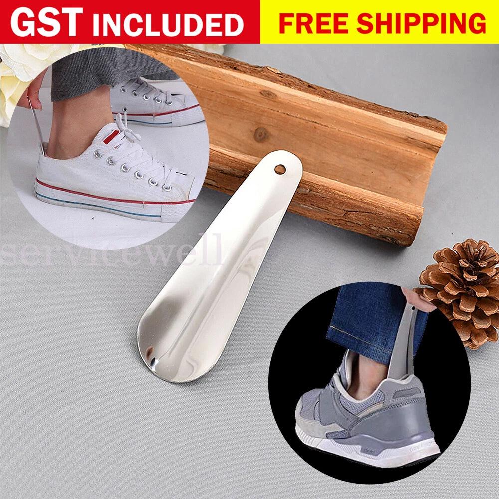 15cm 7 Inches Stainless Steel Professional Metal Shoe Horn Double Sided Spoon AU