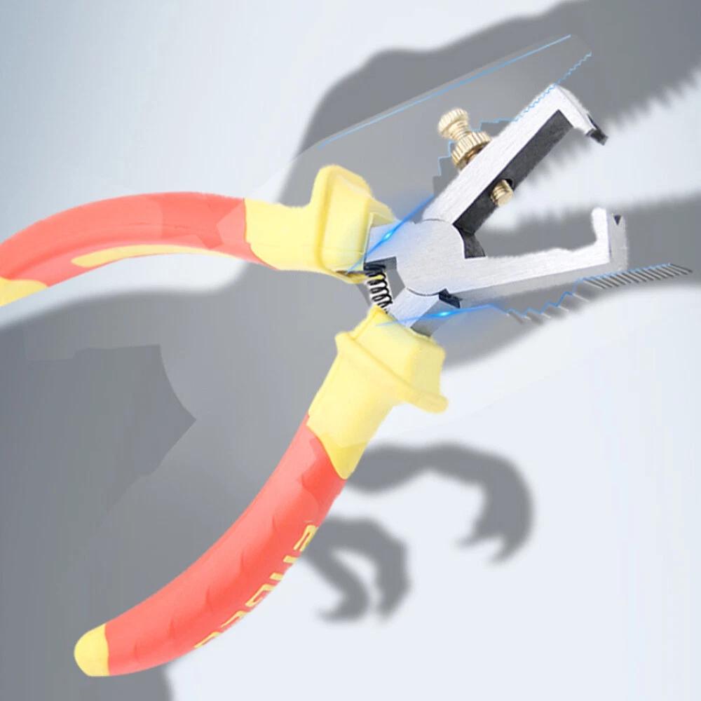 160mm Electricians Adjustable Cable Stripping Pliers Wire Electric Strippers NEW - Image 5