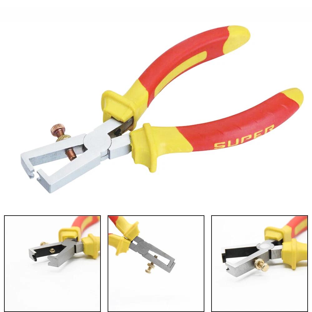 160mm Electricians Adjustable Cable Stripping Pliers Wire Electric Strippers NEW - Image 4