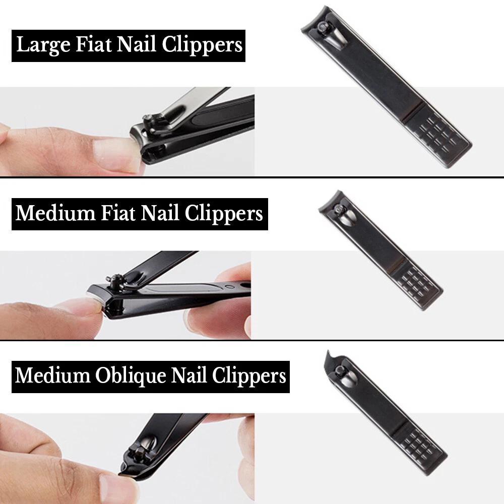 18PCS Set Tools Pedicure Kit Stainless Steel Nail Grooming Clippers Manicure AU - Image 7