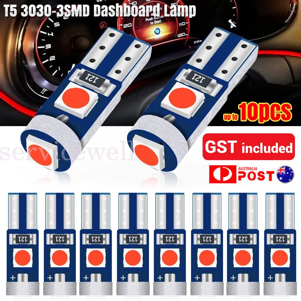 T5 LED 12V Dashboard Light Instrument Panel Bulb Wedge Dash Lamp