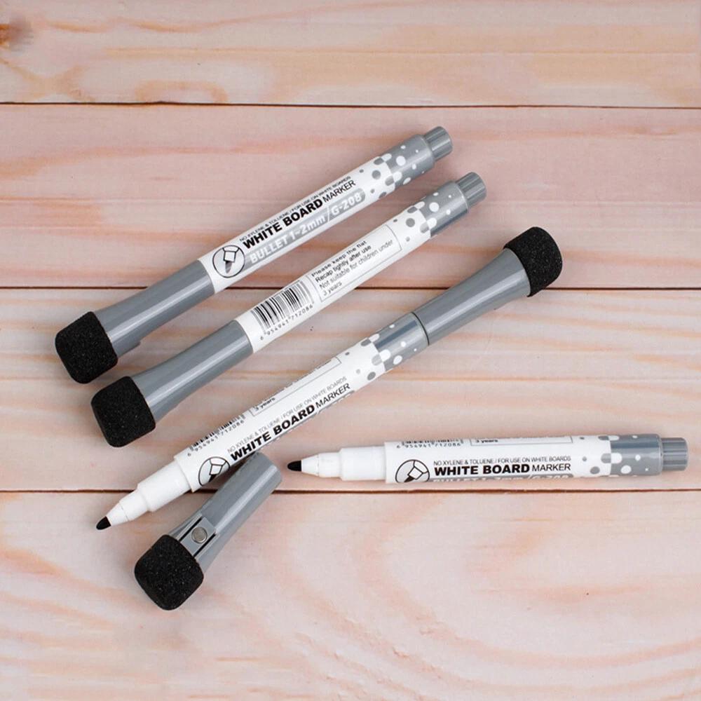 Whiteboard Markers Bullet Tip Black Colour School Office stationery Pack