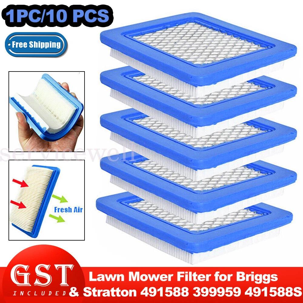 Air Filter Lawn Mower Fitting For Briggs and Stratton 491588 491588S 399959