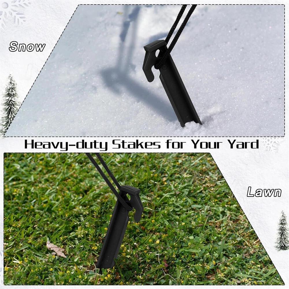 30cm Heavy Duty Tent Pegs Canopy Camping Stakes Peg Ground Nail Sand Pegs - Image 4