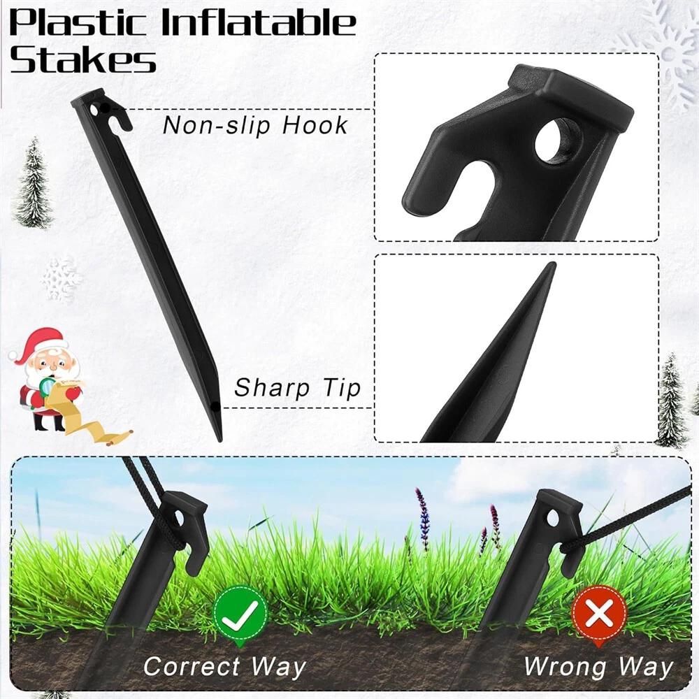 30cm Heavy Duty Tent Pegs Canopy Camping Stakes Peg Ground Nail Sand Pegs - Image 6