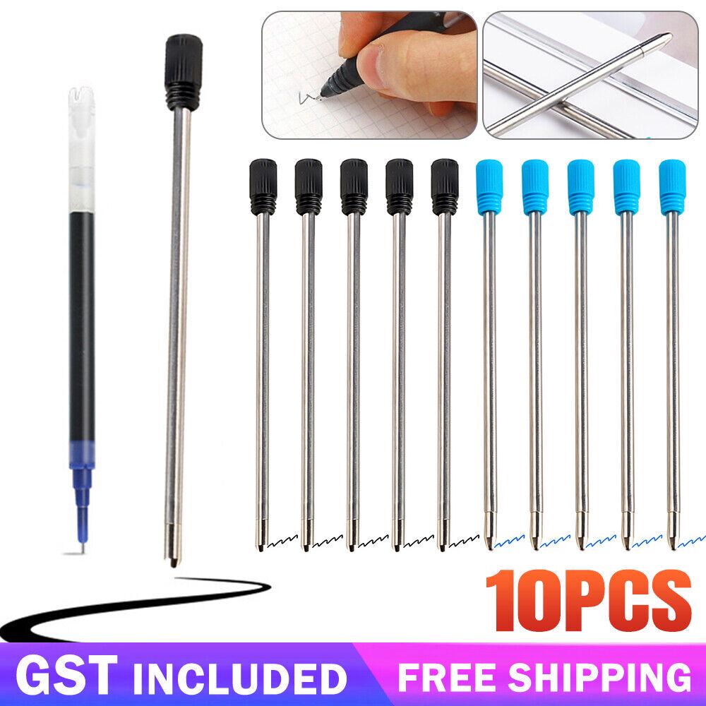 Black Ink Refills 70mm Compatible With for Parker Pens Ball Point Refill