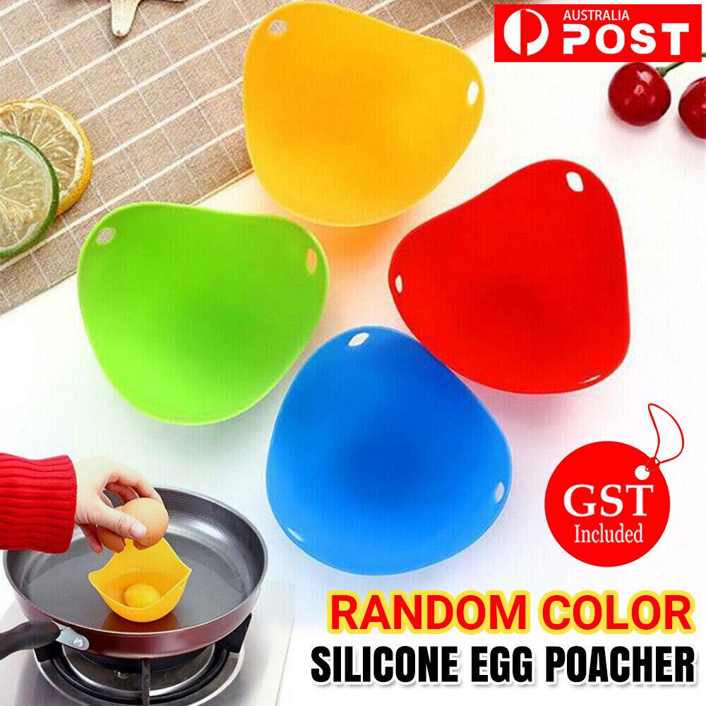 Silicone Egg Poacher Poaching Pods Pan Poached Cups Moulds For Kitchen
