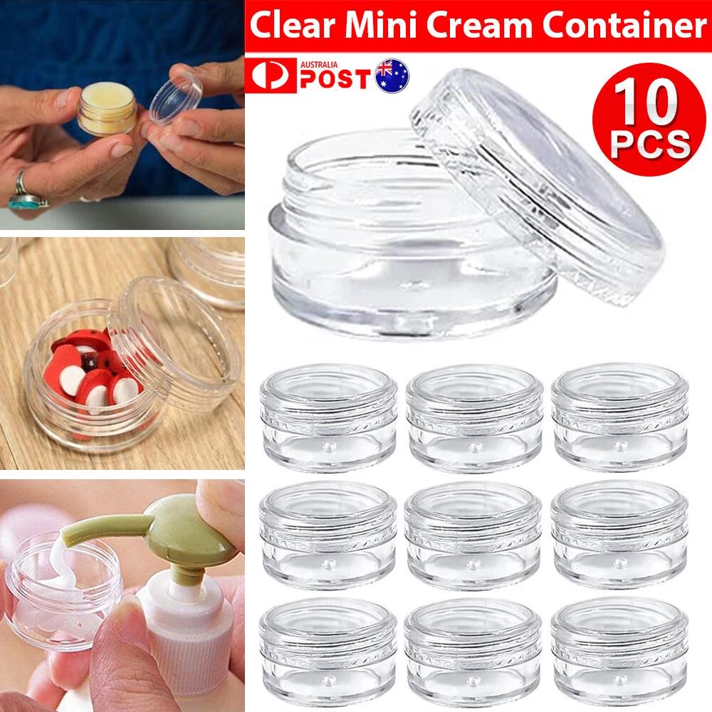 Mini Sample Bottle Cosmetic Makeup Jar Pot Face Cream Lip Balm Container