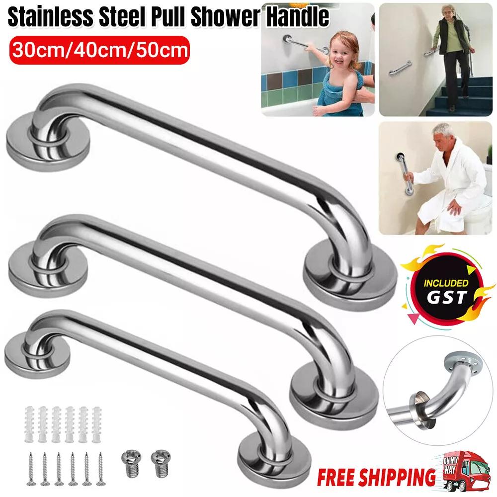 Shower Grab Bars Stainless Steel Safety Rail Wall NonSlip Handle 30/40/50CM