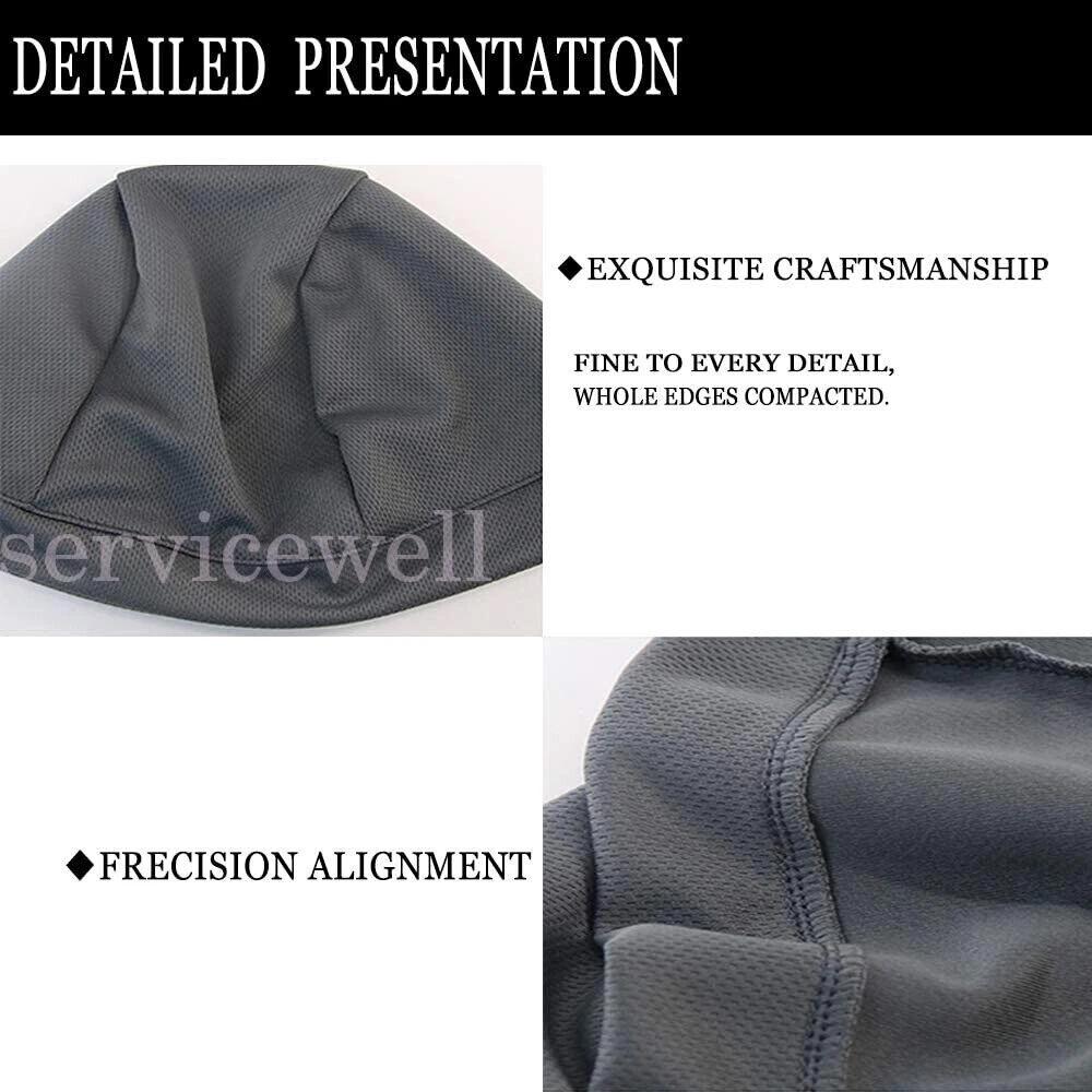 Moisture Wicking Cooling Skull Cap Helmet Inner Liner Beanie DomeSweatband - Image 5