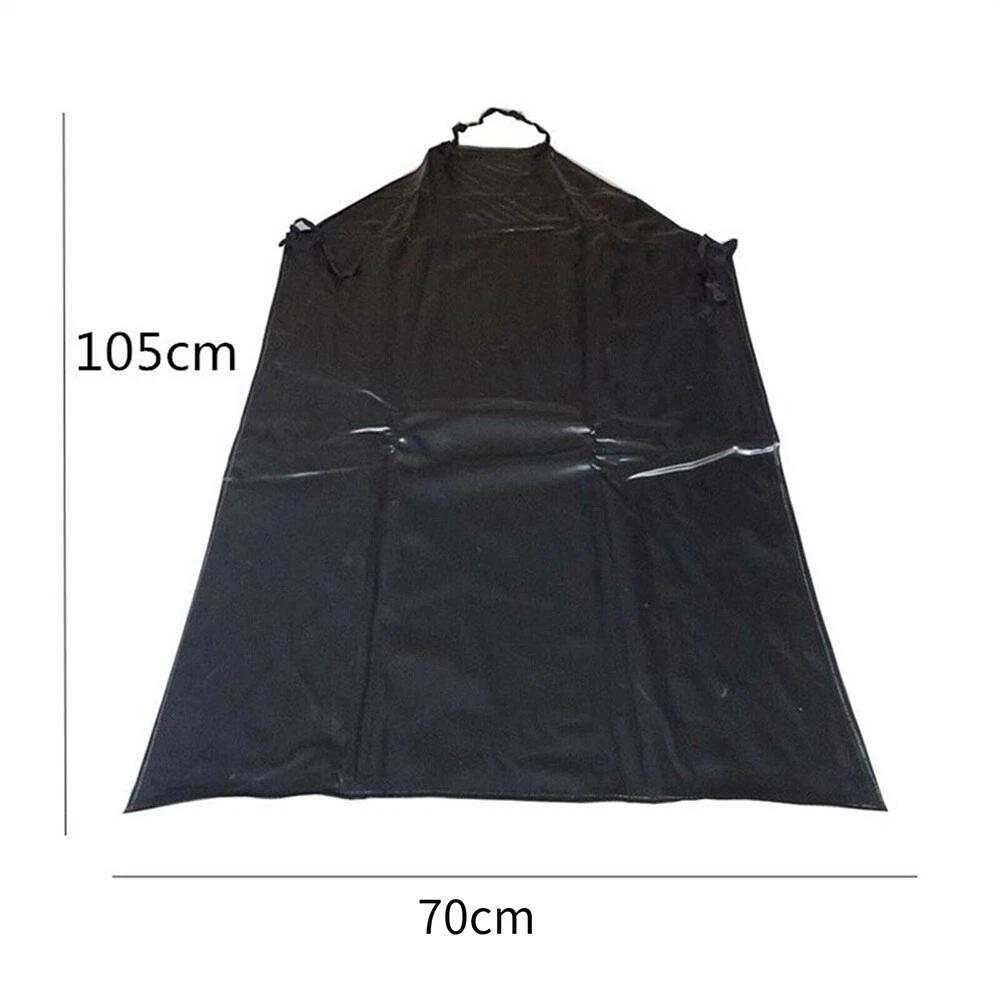 Waterproof Apron PVC Apron Chef Butcher Work Heavy duty Royal Black - Image 2