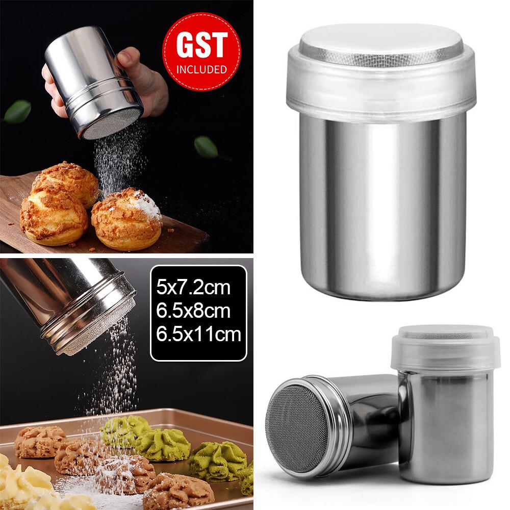 Stainless Steel Sugar Cocoa Coffee Shaker Flour Duster Chocolate Powder